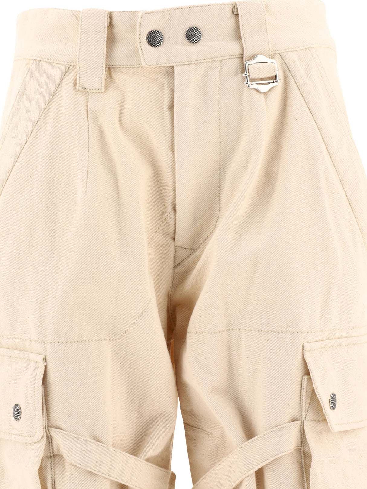 ISABEL MARANT ETOILE Beige Straight Pants for Women - 23SS Fashion Collection