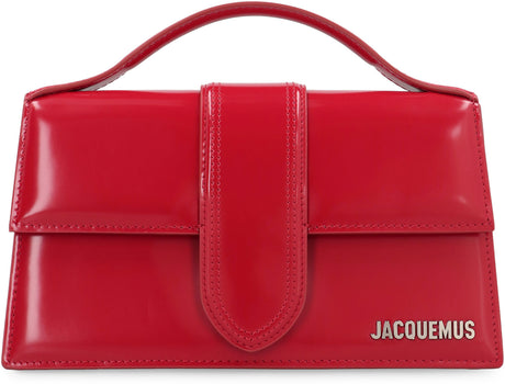 JACQUEMUS The Grand Bambino Red Leather Mini Bag