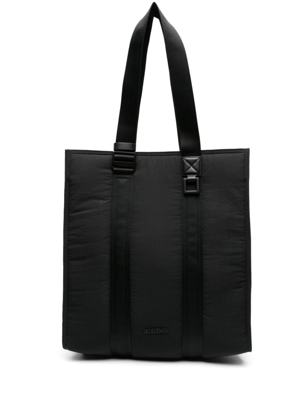 JACQUEMUS Mini Woven Shopping Bag for Men