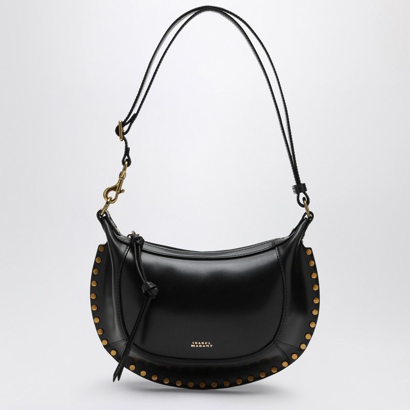 ISABEL MARANT Eclipse Moon Mini Shoulder Bag in Black