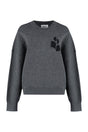 ISABEL MARANT ETOILE Atlee Long Sleeve Sweater in Grey - Women's Fall Winter 2023 Collection