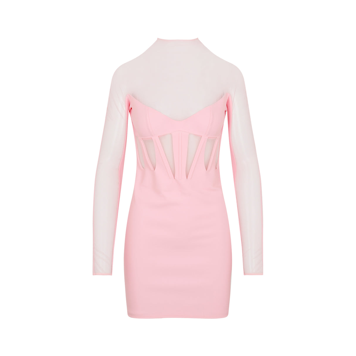 Váy ngắn SS23 màu hồng tím - Chất liệu polyamide