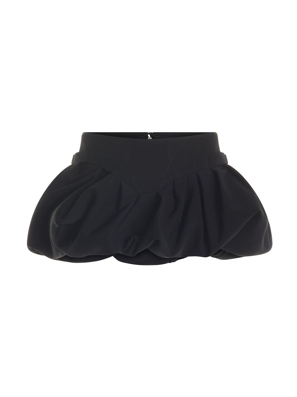 MUGLER Black 23FW Mini Skirt for Women