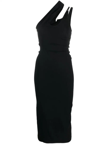 MUGLER Chic Midi Dress for Modern Elegance