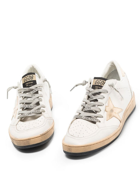 GOLDEN GOOSE Luxury Leather Sneakers with Gold Star Accent