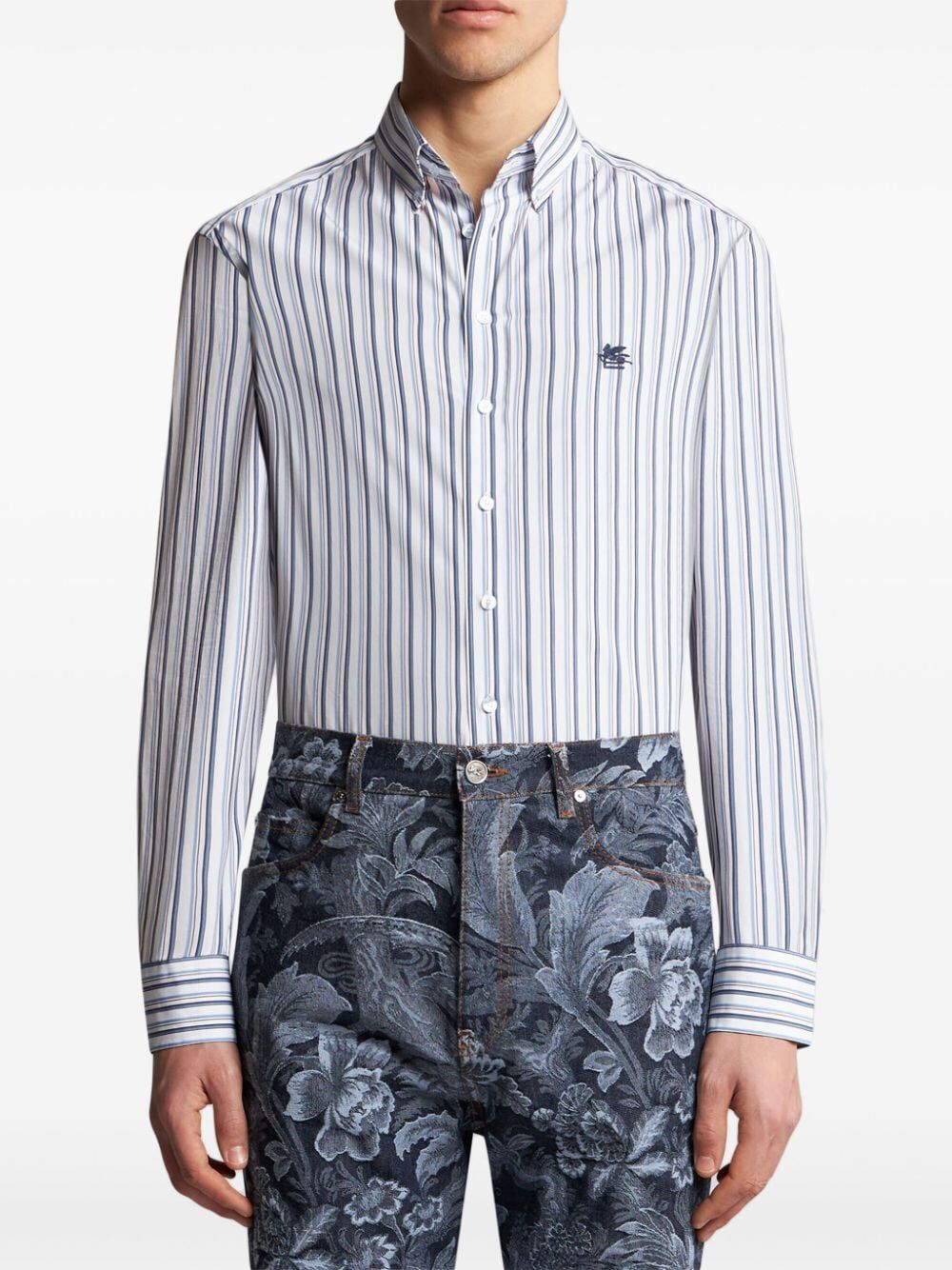 ETRO Striped Cotton Shirt for Men - FW24 Edition