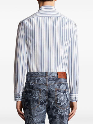 ETRO Striped Cotton Shirt for Men - FW24 Edition