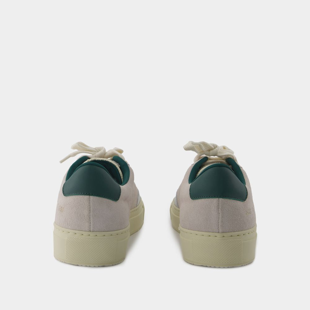COMMON PROJECTS Men's Green Nappa Leather Sneakers for SS24