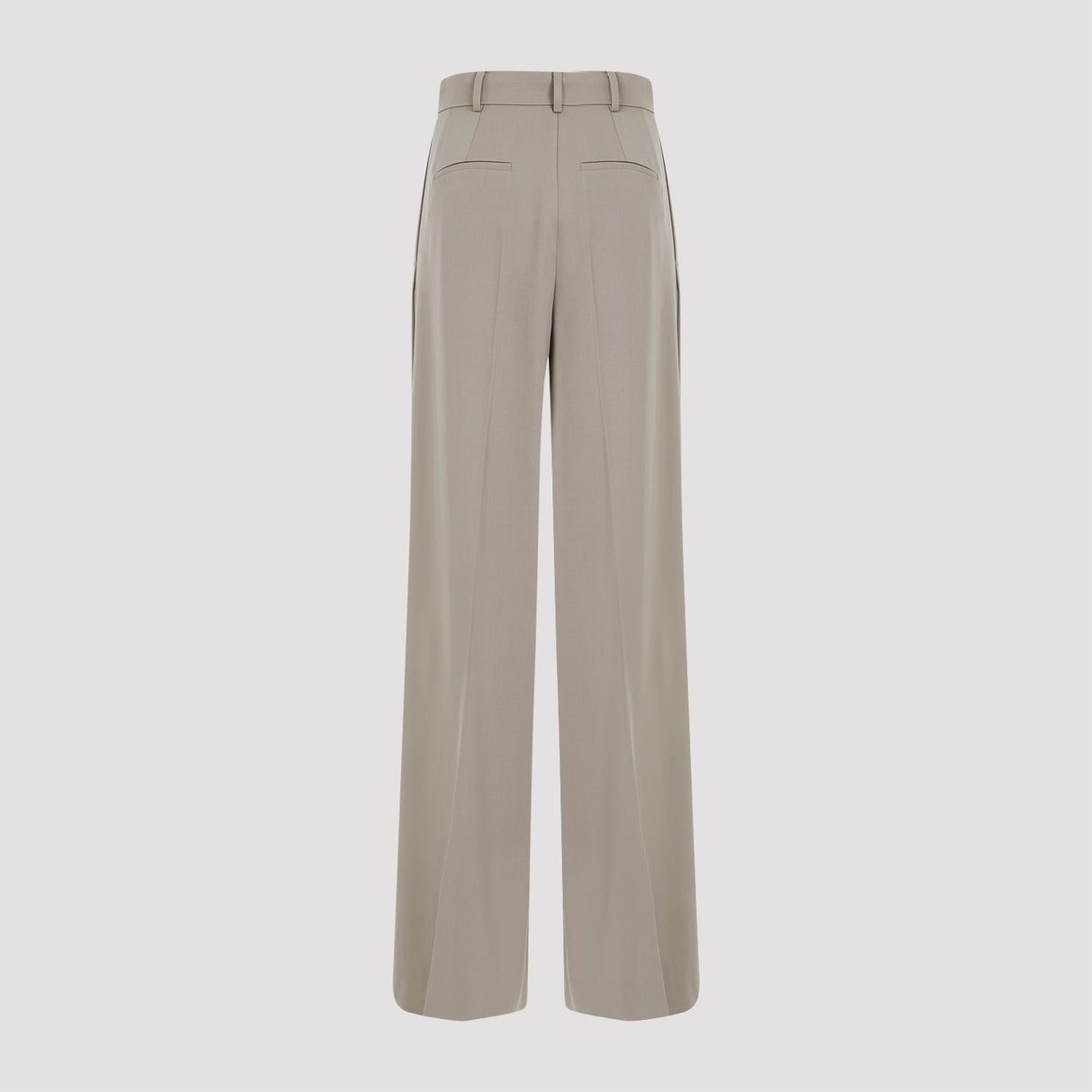 MAX MARA Nude & Neutrals Wool Wide Leg Pants for Women