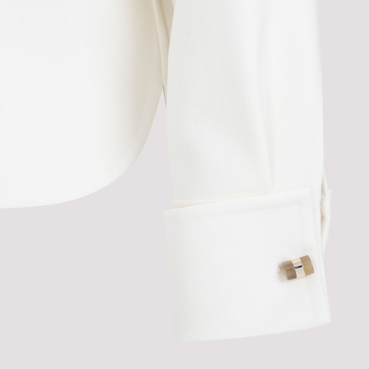 MAX MARA White Wool Shirt Jacket for Women - SS24 Collection