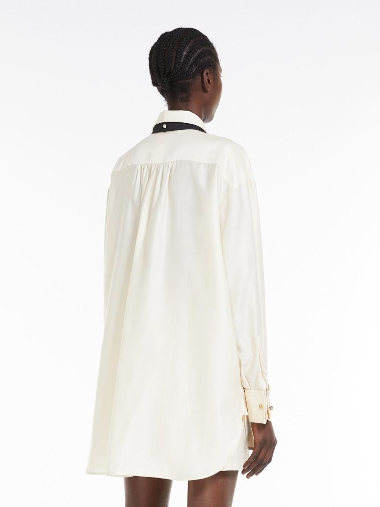 女性米色棉質MAREA夾克（SS24）