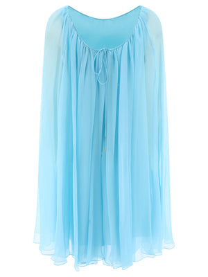 MAX MARA PIANOFORTE Blue Mid Skirt for Women from the 24SS Collection