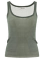 MAX MARA Ribbed Silk Tank Top