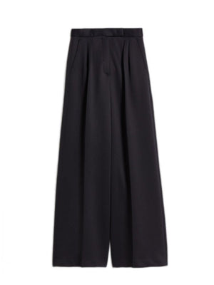 Black Pants with 60% Polyamide Fabric from SS24 Collection for Women