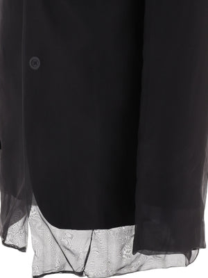MAX MARA SPORTMAX Black Double-Layered Blazer for Women