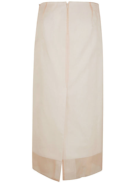 MAX MARA SPORTMAX Silk Pencil Skirt for Women - SS24 Collection