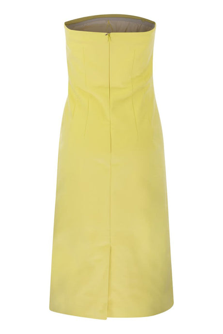 MAX MARA SPORTMAX Yellow Editte Dress for Women - SS24 Collection