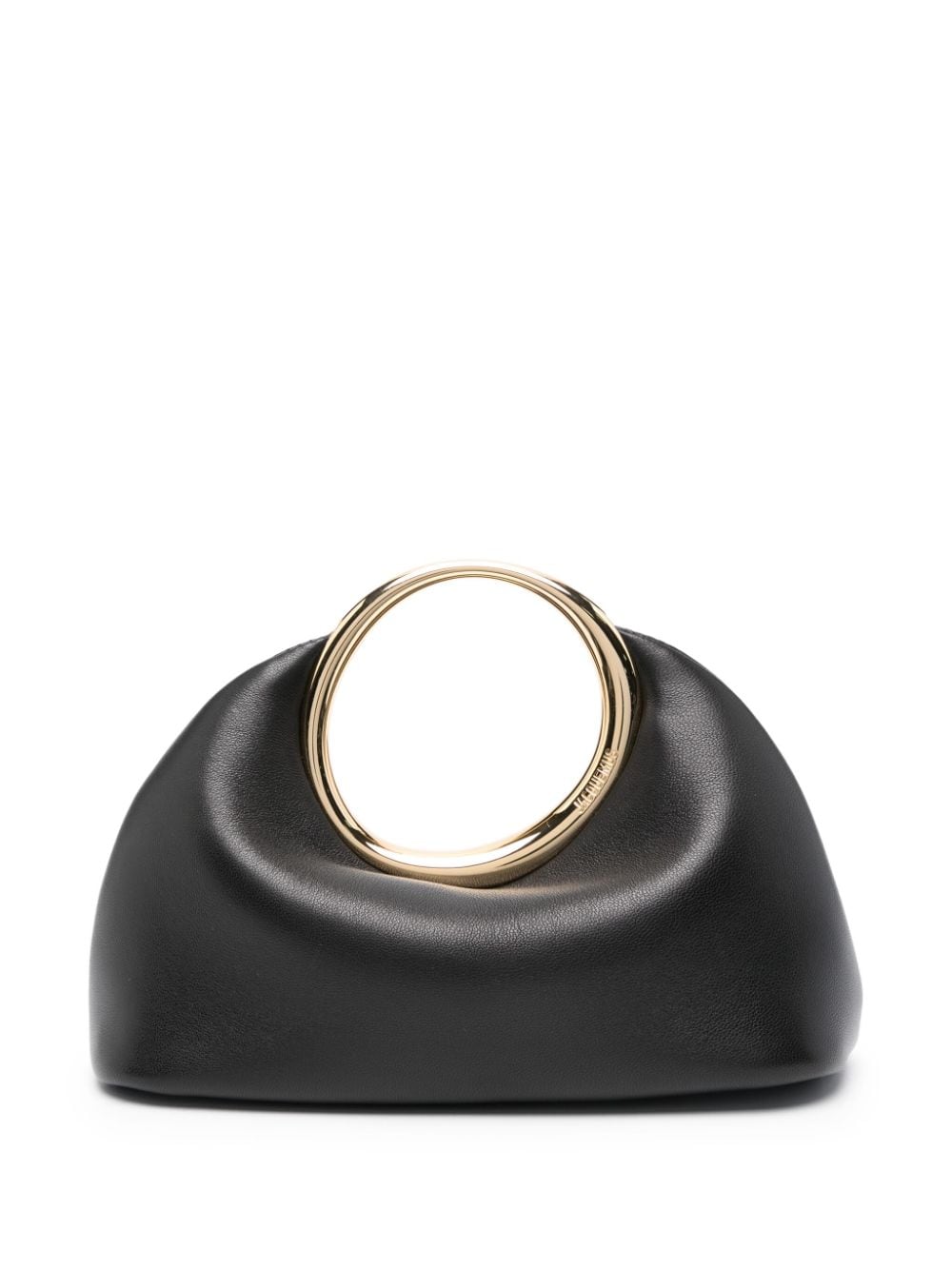 JACQUEMUS Structured Mini Leather Clutch