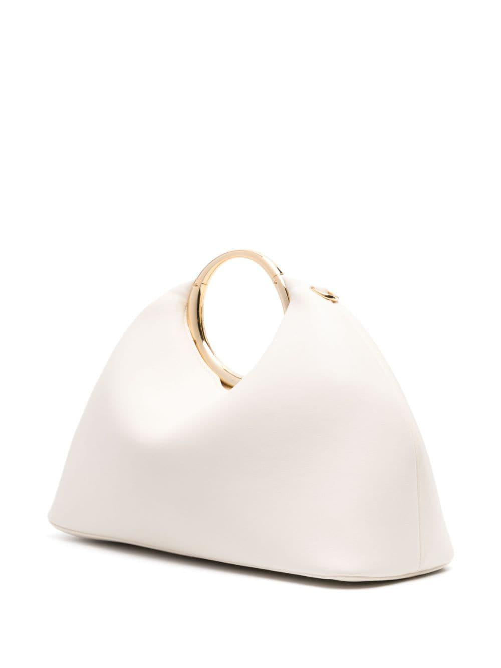 JACQUEMUS Tan Leather Top-Handle Bag for Women - SS24 Collection
