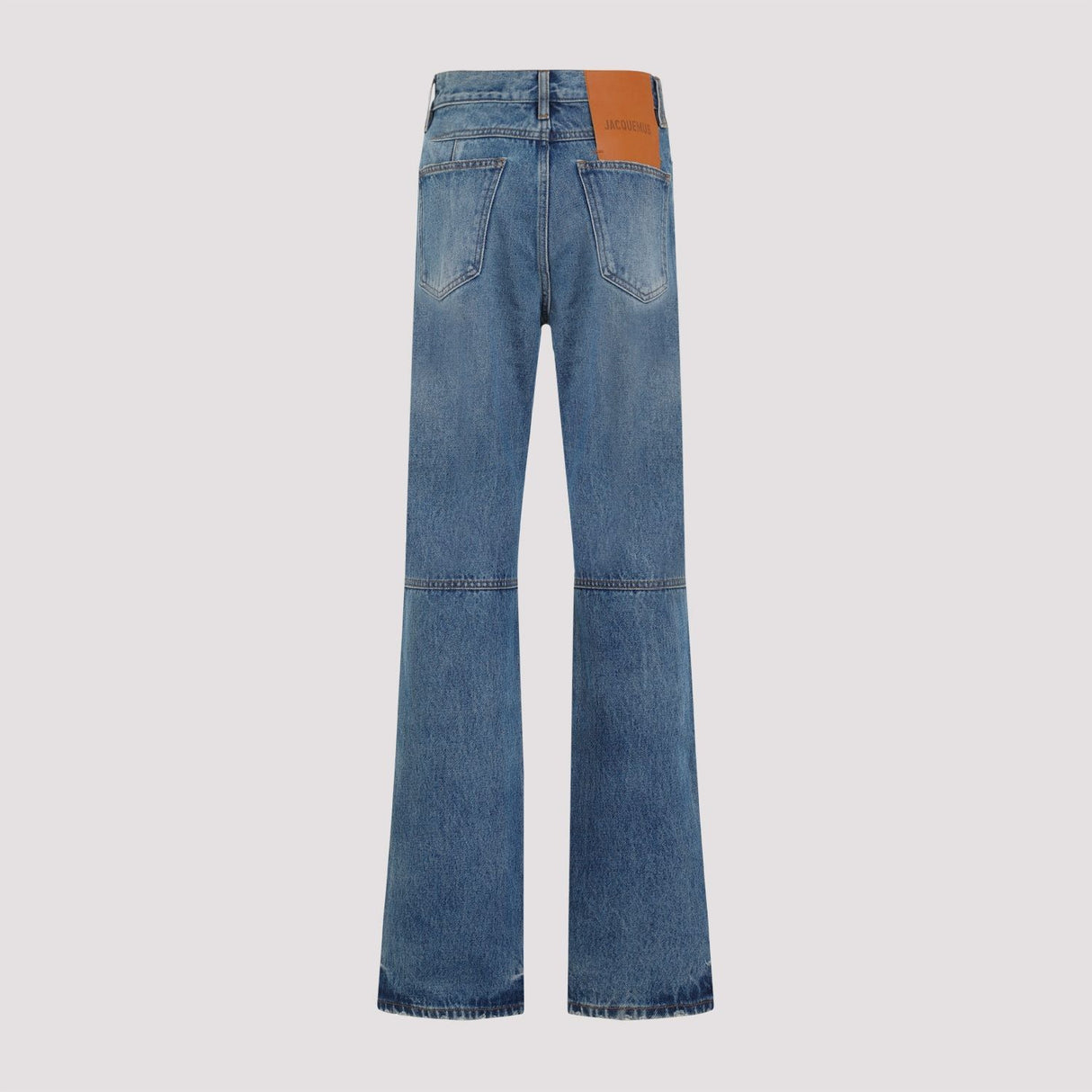 JACQUEMUS Classic Blue Straight Fit Jeans