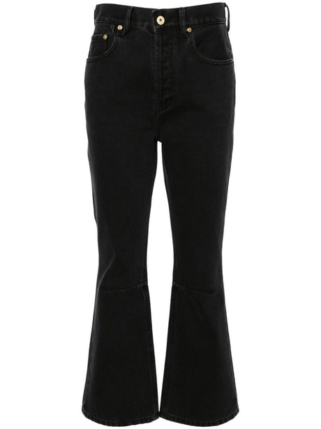 JACQUEMUS Mini Cropped Jeans in Sustainable Cotton Blend