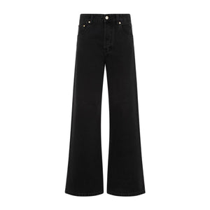 JACQUEMUS Elegant High-Waist Denim Jeans - Large