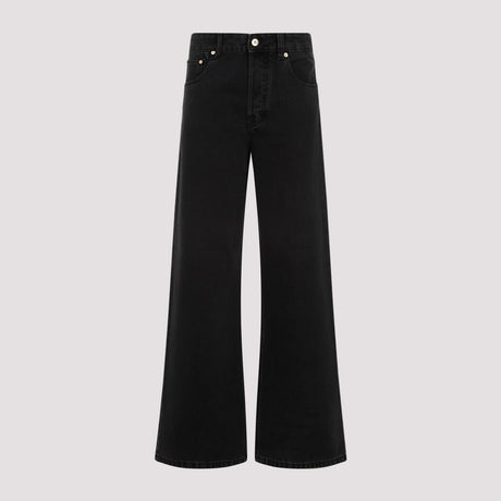 JACQUEMUS Elegant High-Waist Denim Jeans - Large