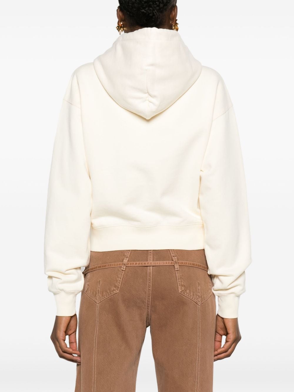 JACQUEMUS Cropped Gossamer Sweatshirt