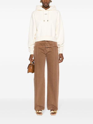 JACQUEMUS Cropped Gossamer Sweatshirt