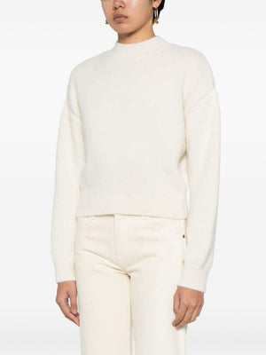 JACQUEMUS Brushed Effect Ribbed Knit Crew Neck Sweater