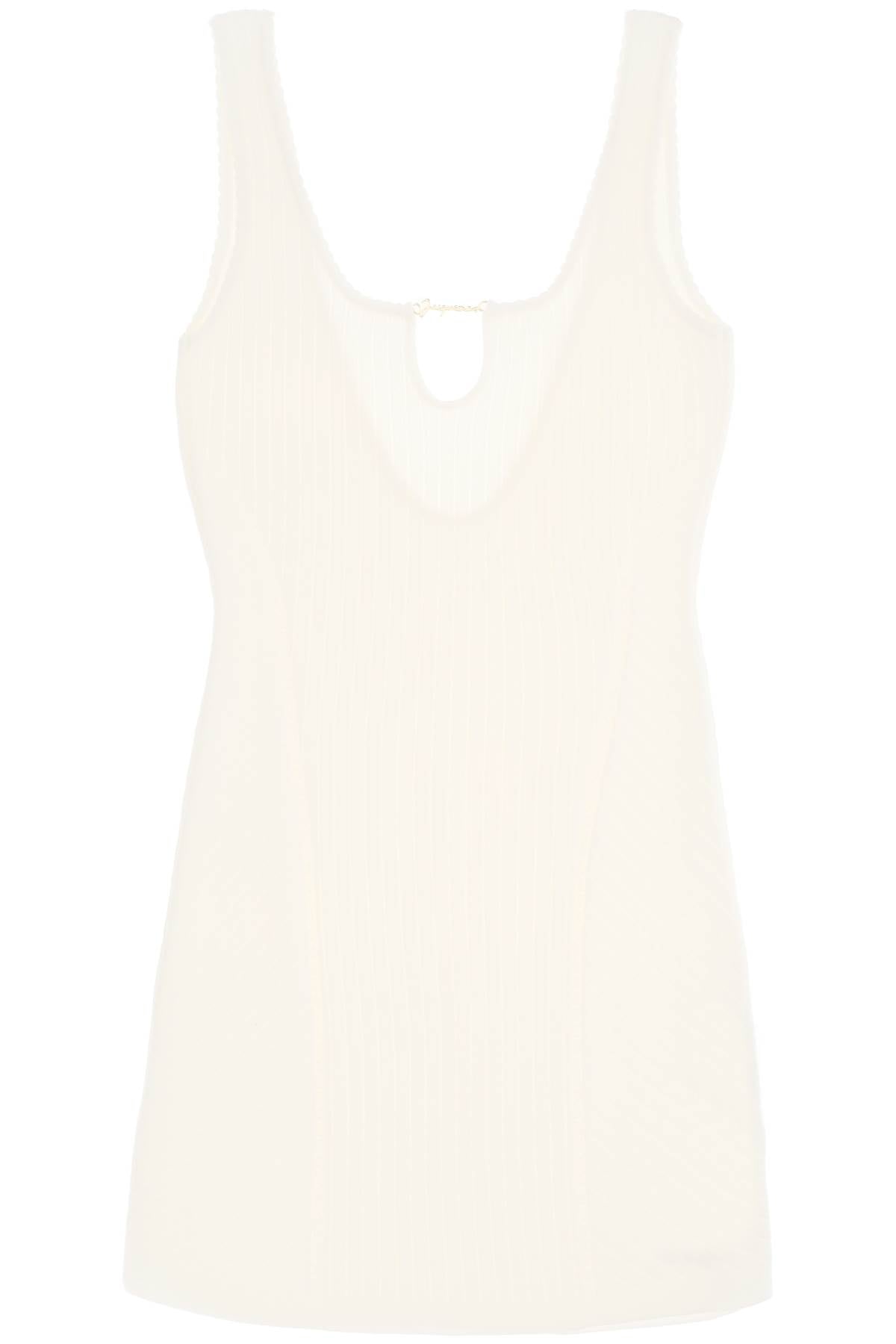 JACQUEMUS Elegant Mini White Dress