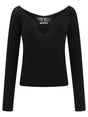 JACQUEMUS Chic Slim Fit Long Sleeve Top