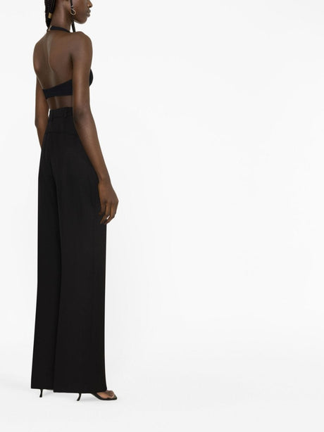 JACQUEMUS High-Waisted Flared Trousers