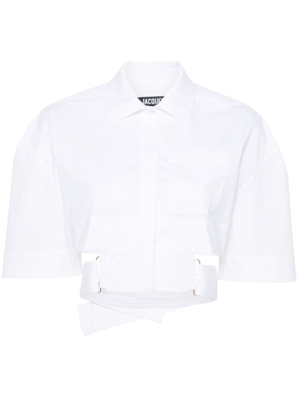 Asymmetric Cotton Shirt for Women - Contemporary Design by Jacquemus