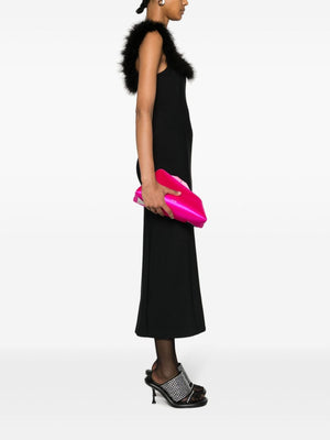 THE ATTICO 24SS Women's Shoulder Bag in Vibrant Fuchsia for Spring/Summer 2024