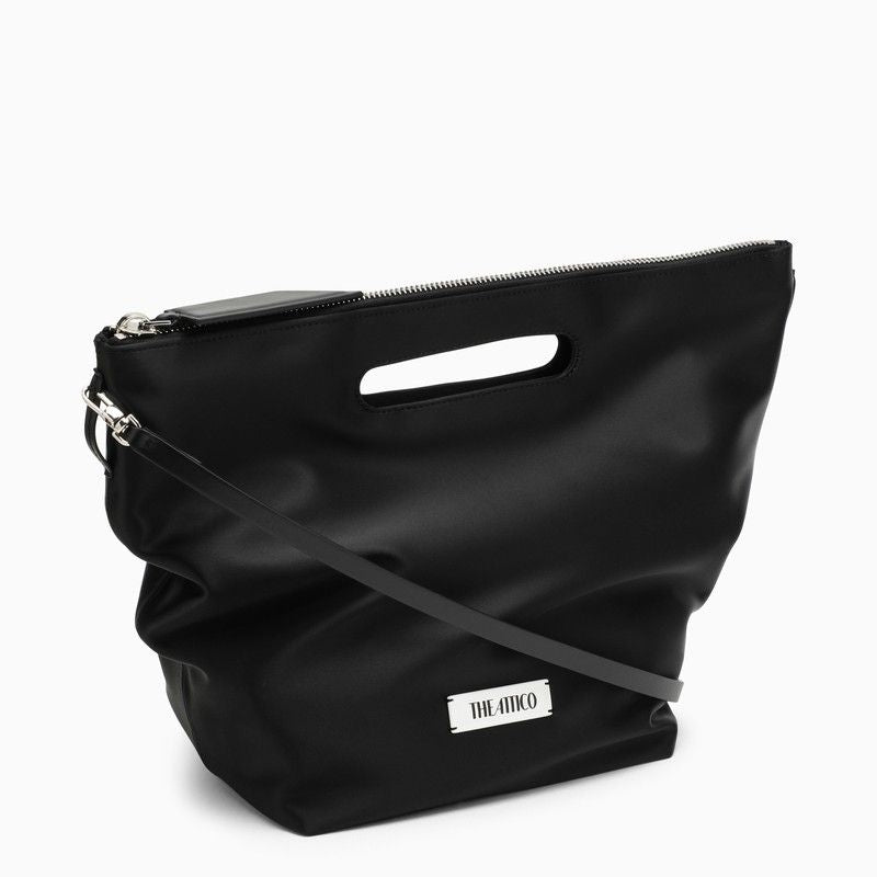 THE ATTICO Chic Black Mini Tote Handbag