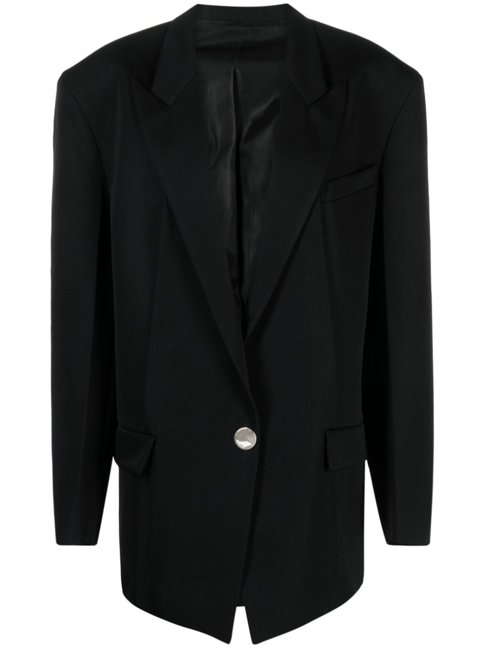 THE ATTICO Elegant Wool Jacket with Buttons for Women