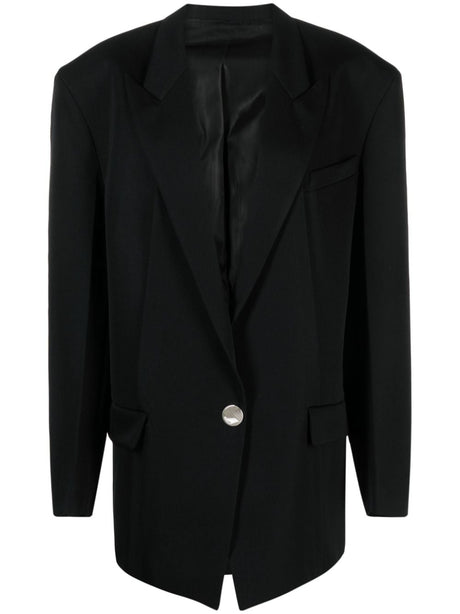 THE ATTICO Elegant Wool Jacket with Buttons for Women