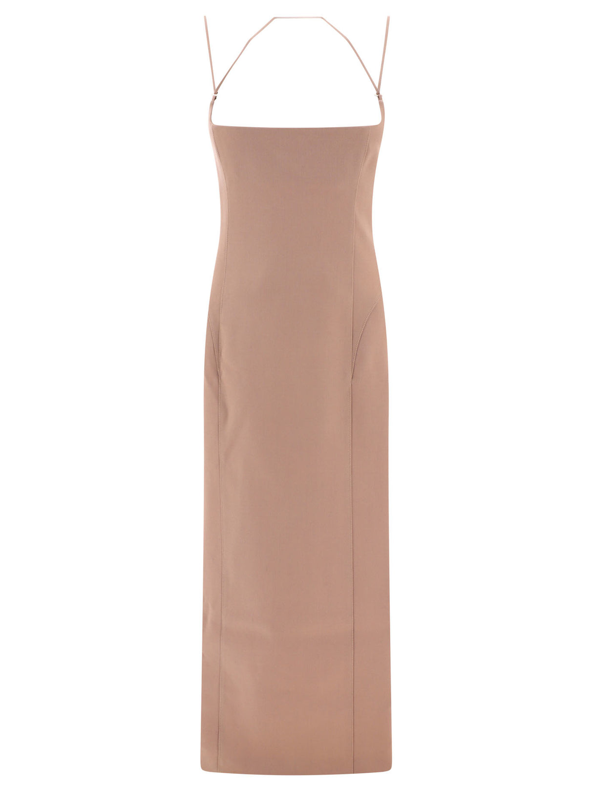 THE ATTICO Femme Fatale Beige 24SS Long Skirt