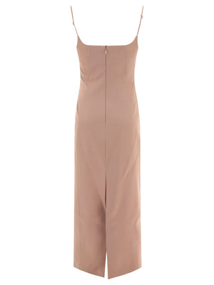 THE ATTICO Femme Fatale Beige 24SS Long Skirt