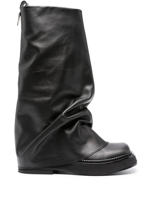 THE ATTICO Layered Design Slip-On Boots for Women