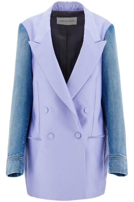 DRIES VAN NOTEN Oversized Double-Breasted Blazer - Size S