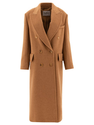 MAX MARA Double-Breasted Camel Jacket - Regular Fit