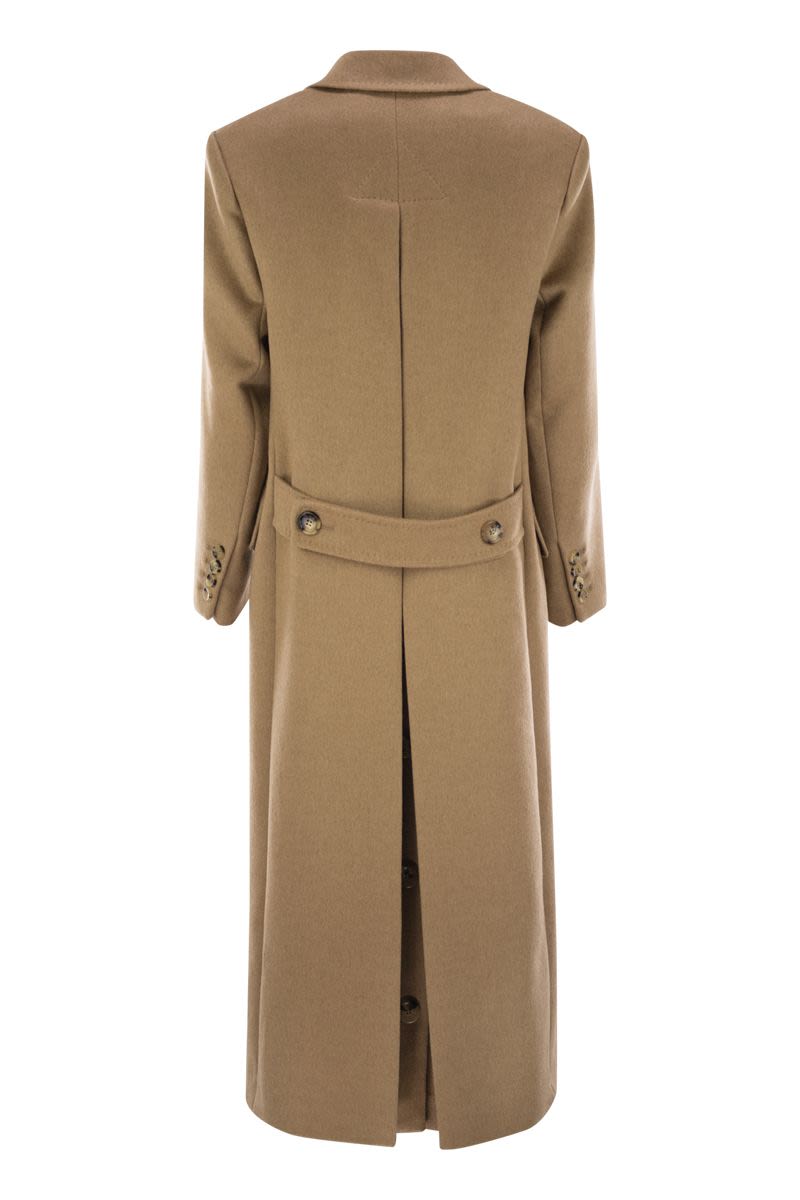 MAX MARA Double-Breasted Camel Outerwear Jacket