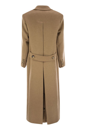 MAX MARA Double-Breasted Camel Outerwear Jacket