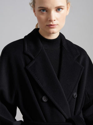 MAX MARA Black Wool and Cashmere Jacket for Women