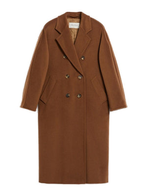 MAX MARA Elegant Oversized Wool-Cashmere Jacket with Kimono Sleeves