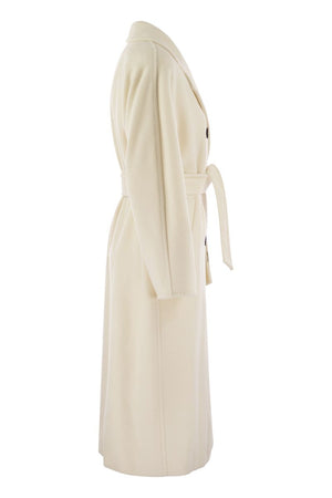 MAX MARA Elegant Oversized Wool-Cashmere Jacket with Kimono Sleeves