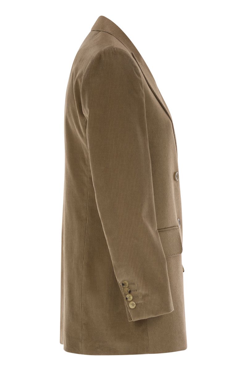 MAX MARA Double-Breasted Lightweight Camel Blazer