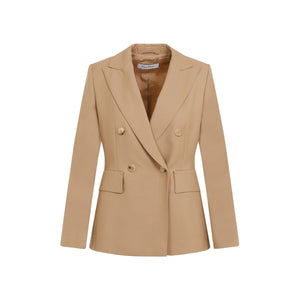 MAX MARA Elegant Nude Wool Blazer